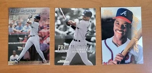Lot of 3 Fred McGriff Skybox Metal/Dominion & Select Certified Edition Very Good - Picture 1 of 7