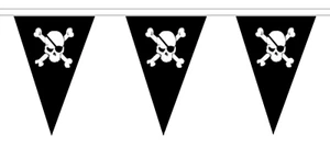 Banderín de poliéster pirata náutico - 20 m con 54 banderas - Imagen 1 de 4