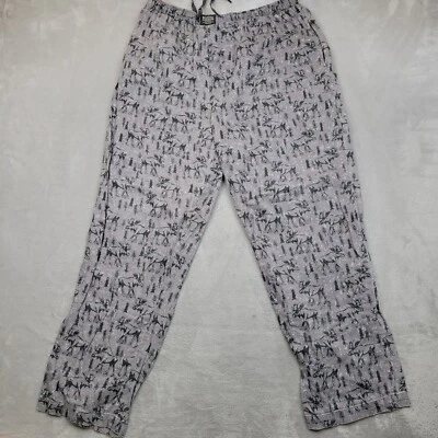 Pantalones Columbia Hombres Pijama Mediano PJ Prendas para dormir Sudor Jogger Salón Alce Alaska Foto 1 de 4