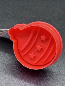 Celebrate It Christmas Cookie Stamper Rot Ornament Feiertage - Bild 1 von 2