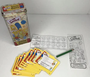 Juego de trivia de Los Simpson en lata coleccionable, 2002 - Cardinal Industries - Imagen 1 de 6