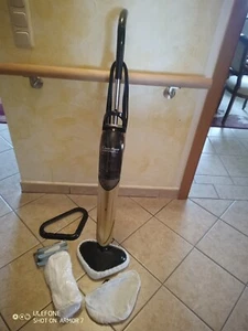 Cleanmaxx Dampfbesen Premium mit Teppichgleiter + 6 Mikrofasertücher - Bild 1 von 2