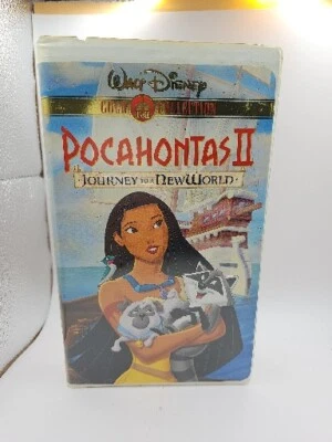 POCAHONTAS II: JOURNEY TO A NEW WORLD Disney 1995 VHS FAMILY MOVIE (OK) - Image 1 of 4