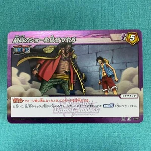 Monkey D . Luffy Marshall D.Teach BANDAI One Piece Miracle Battle Carddass Japan - Picture 1 of 5