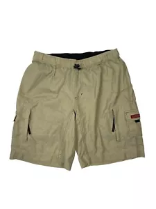 Zoic Shorts Men L Tan Padded Liner Mountain Biking Cycle Performance Trail Cargo - Picture 1 of 10