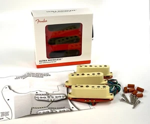 ALNICO 5 Magnet Original Fender ULTRA NOISELESS Hot Stratocaster Pickup Set Strat - Bild 1 von 15