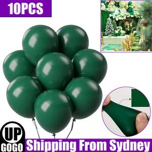 10x 60cm Dark Green Balloons Forest for Party Supplies Easter Decoration 24" AU - Picture 1 of 12