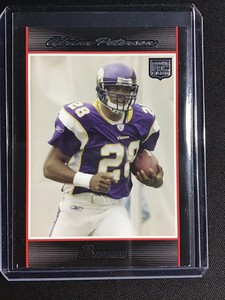 2007 Bowman Adrian Peterson Rookie Card RC #126 Vikings Sooners  💥