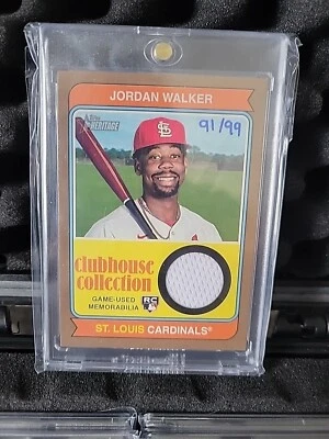 2023 Heritage HIGH NUMBER Jordan Walker  Clubhouse Collection Jersey 91/99 RC - Image 1 of 2