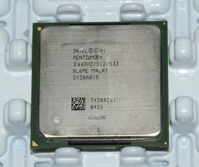 Intel Pentium 4 2.66GHz 533MHz 512KB Socket 478 CPU Processor SL6PE - Image 1 of 4