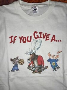 Vintage If you give a Pig a Pancake Shirt XL promo book shirt