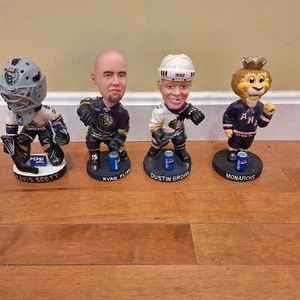 Manchester Monarchs Mascot Travis Scott Ryan Flinn Dustin Brown Bobblehead Ice - Picture 1 of 20