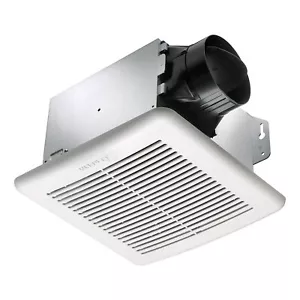 Delta Breez GreenBuilder Ventilation Bath Fan 80CFM w/Sensor, White (Open Box) - Picture 1 of 12