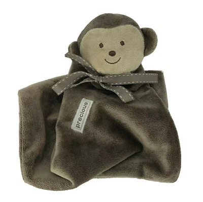 Pelúcia amorosa bebê macaco marrom primícias preciosas carters zoológico selva bicho de pelúcia - Imagem 1 de 4