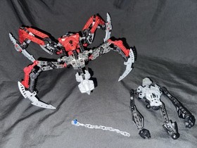 LEGO Bionicle 8764 Vezon & Fenrakk Incomplete 