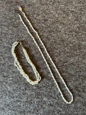 Pierre Lang Kette und Armband Perlen weiß - Bild 1 von 4