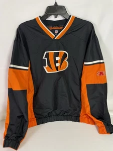 Cincinnati Bengals Herren Large NFL Team Apparel Y2k Windbreaker Pullover Jacke - Bild 1 von 15