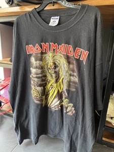 Vintage 2003 Iron Maiden Killers Music Band Tour Black 3XL XXL T-Shirt Merch VTG - Picture 1 of 5