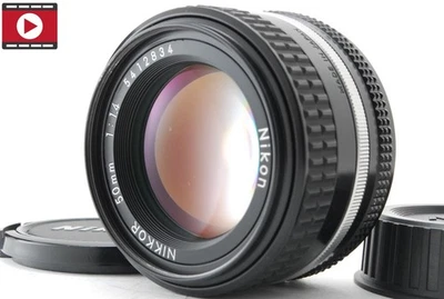 ▶︎[почти как новый+] Объектив с фиксированным фокусным расстоянием Nikon Ai-S Nikkor 50 мм f1.4 AIS MF с крышкой из Японии - Изображение 1 из 4