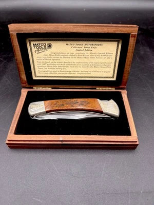 1996 DEAN SKUZA MATCO TOOLS COLLECTORS’ SERIES LIMITED EDITION BUCK KNIFE, NICE! - Image 1 of 4