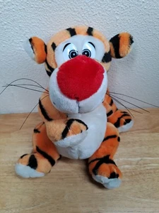 Grove International Vintage 1990s Orange Plush Soft Toy Cute Tiger Plush 22cm - Picture 1 of 11