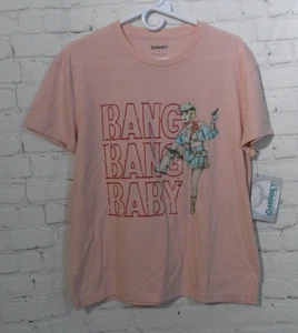 Damen rosa Hooey Kurzarm T-Shirt Größe M / Bang Bang Baby - Bild 1 von 3