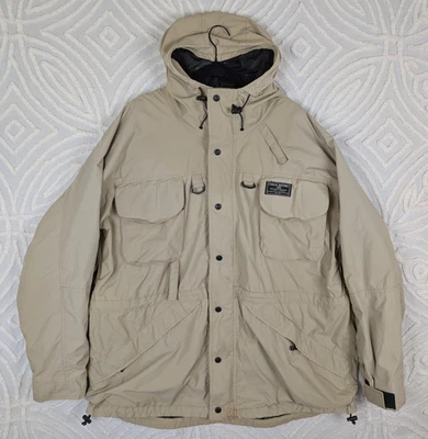 Винтажный Polo Sport сафари куртка Ralph Lauren мужской XL с капюшоном сетки с подкладкой путешественник - Изображение 1 из 4