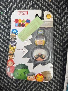 Marvel Tsum Tsum Serie 1 - Nuevo #05543 - Thanos, Thor y Gato Negro *Caja dañada - Imagen 1 de 2