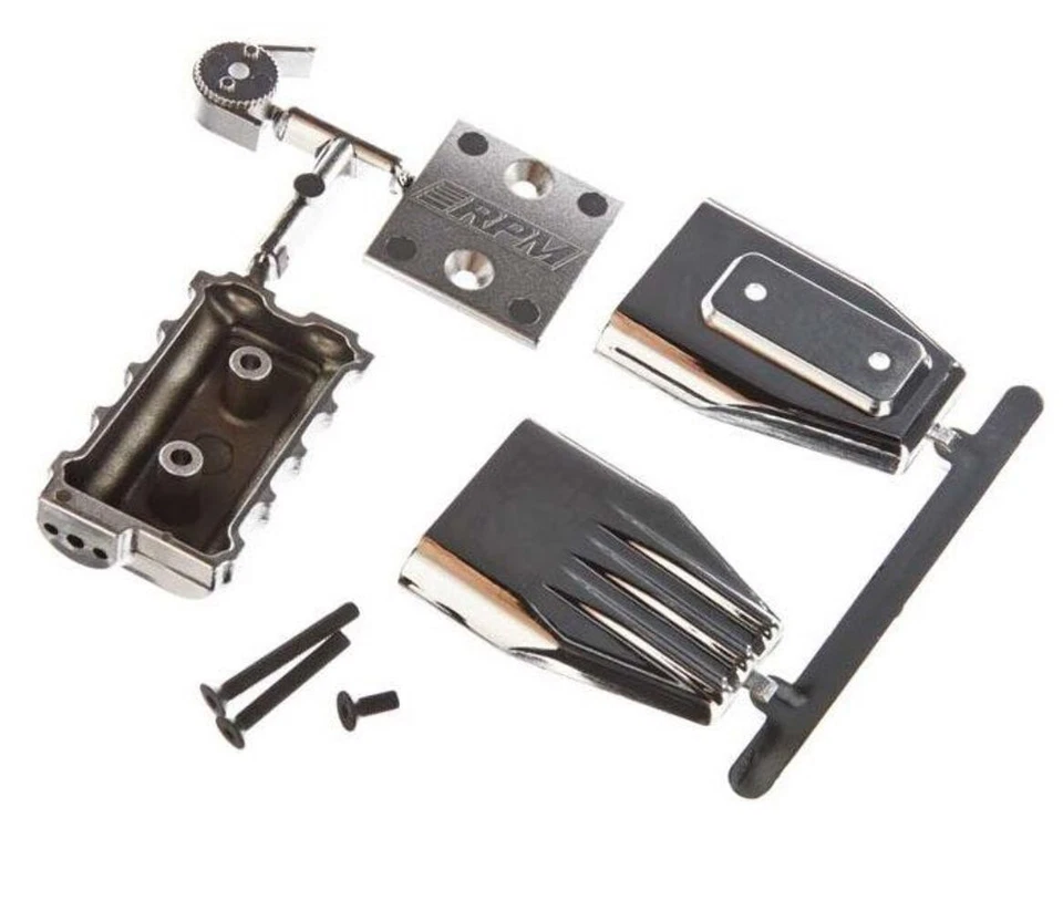 RPM Chrome Mock Intake / Blower Set for 1/8 1/10 Bodies - Image 1 of 1