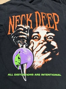 Neck Deep Band T-Shirt Sz L UK Punk ADAI Real Friends Blink-182 Knuckle Puck bx3 - Picture 1 of 5