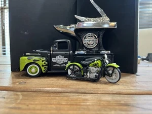 Case XX Harley Davidson Custom Truck With Motorcycle And Anvil. No Knife. Cool! - Picture 1 of 12