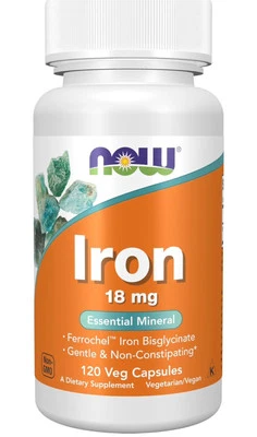 Suplemento de hierro: 18 mg Foto 1 de 4