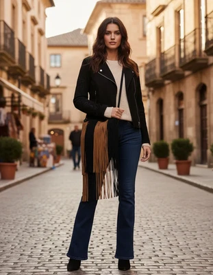 手提包 PEPE 牛仔裤 伦敦,蒂娜包 PL031128 黑色 999 — 第 1/4 张图片