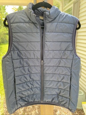 John Bartlett Men's M Navy Vest 630 - Image 1 of 4