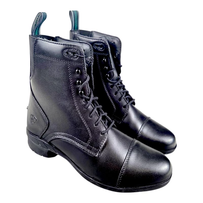 Botas Paddock ARIAT Heritage IV para mujer de cuero negro con cordones Foto 1 de 4