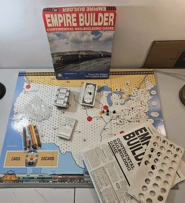 Empire Builder (2nd Edition, 1984 Edition) Mayfair Games. 99% Complete. Rare  Foto 1 de 4