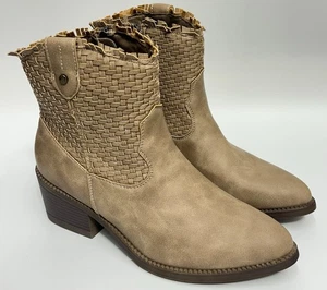 NUOVI stivaletti Blowfish Malibu Ricky taglia 10 marrone tessuto boho western cowgirl - Foto 1 di 9