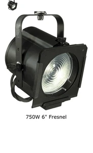 2 Fresnel 6" Adjustable Stage Light 750W - Picture 1 of 8