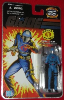 Hasbro G.I. Figura de acción Joe 25 aniversario 3 3/4 onda 4 Cobra Commander [Hel Foto 1 de 4