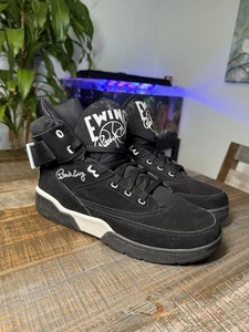 Größe 13 - Patrick Ewing Athletics 33 HI Sneaker schwarz Wildleder OG mit Karton 1EW90013-018 - Bild 1 von 7