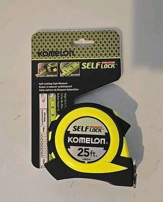 Komelon 25ft Tape Measure Self Lock Evolution L4825HV Auto Lock  - Image 1 of 2