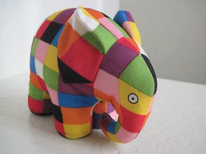 Peluche peluche Crocodile Creek ELEFANTE COLORATO 8"   - Foto 1 di 3