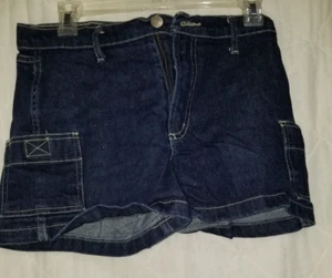 Vintage Paris Blues Denim Jean Shorts Size Womens 5 Stretch 28 - Picture 1 of 8