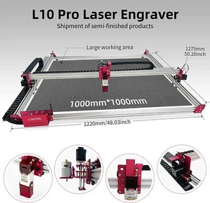Máquina CNC láser precisa de 80 W cortadora láser grabadora máquina de corte impresora hágalo usted mismo - Imagen 1 de 17