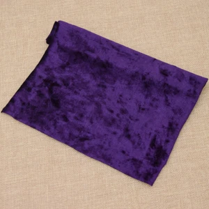 1pc Black Purple A4 Velour Fabric Flexible High Quality DIY Handbag Material - Picture 1 of 11