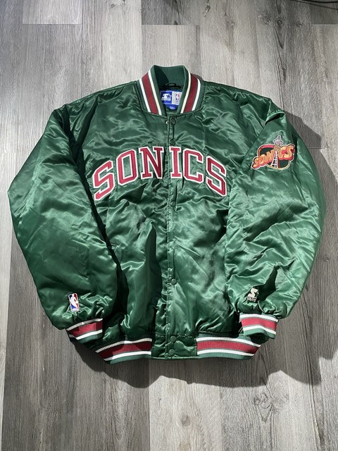 Vintage 90s Starter Seattle Supersonics NBA Basketball Sweatshirt XL Sonics