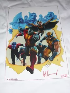 2022 SDCC X-Men Talla Gigante Homenaje ARTE IMPRESIÓN SIGNO DE ADI GRANOV 11.7x16.5 (A3) - Imagen 1 de 1