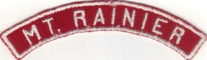 BOY SCOUT MT. RAINIER COUNCIL RED & WHITE HALF STRIP 1/2RW - Picture 1 of 1