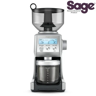 Sage Smart Grinder Pro Argento BCG820BSS Leggeri Segni Di Uso !UK Spina! - Immagine 1 di 4