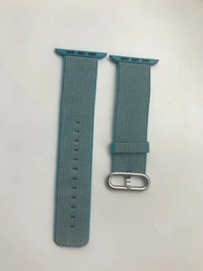 Original Apple Watch Tejido NYLON Banda Hebilla Plateada 42MM 44MM 45MM Azul Buceo - Imagen 1 de 6